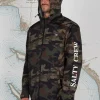 Salty Crew Jackets And Jumpers|Flies<Pinnacle Jacket Camo
