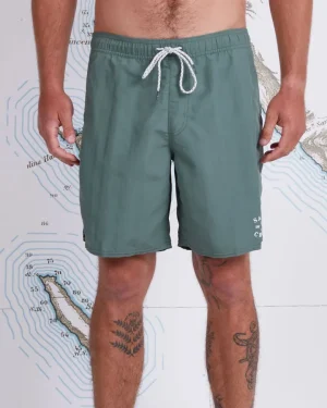 Salty Crew Shorts, Pants And Waders|Flies<Quiver Elastic Boardshort Fatigue Green
