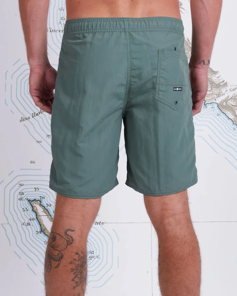 Salty Crew Shorts, Pants And Waders|Flies<Quiver Elastic Boardshort Fatigue Green