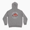 Salty Crew Jackets And Jumpers|Flies<Snap Attack Crew Hoodie Grey Marle
