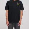 Salty Crew Short Sleeve Shirts Mens|Flies<Snapper Premium SS Tee Black