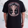 Salty Crew Short Sleeve Shirts Mens|Flies<Spiny Standard SS Tee Black