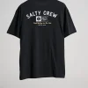 Salty Crew Short Sleeve Shirts Mens|Flies<Surf Club Premium Tee Black