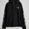 Salty Crew Jackets And Jumpers|Flies<Surf Club Zip Hoodie Black