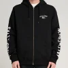 Salty Crew Jackets And Jumpers|Flies<Surf Club Zip Hoodie Black