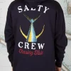 Salty Crew Jackets And Jumpers|Flies<Tailed Hood Fleece Jumper Navy