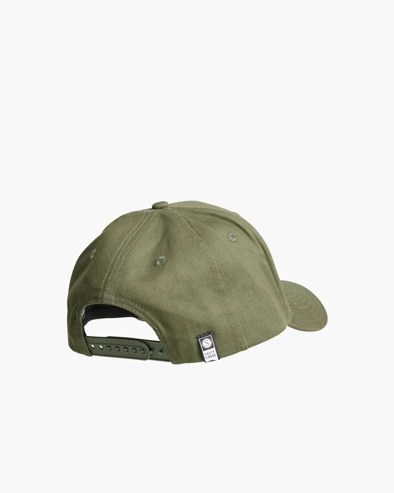 Salty Crew Hats And Headwear|Flies<Tentacles 6 Panel Cap Olive