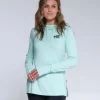 Salty Crew Long Sleeve Shirts Womens|Long Sleeve Shirts Mens<Thrill Seekers Hooded Sunshirt Wmns Seafoam