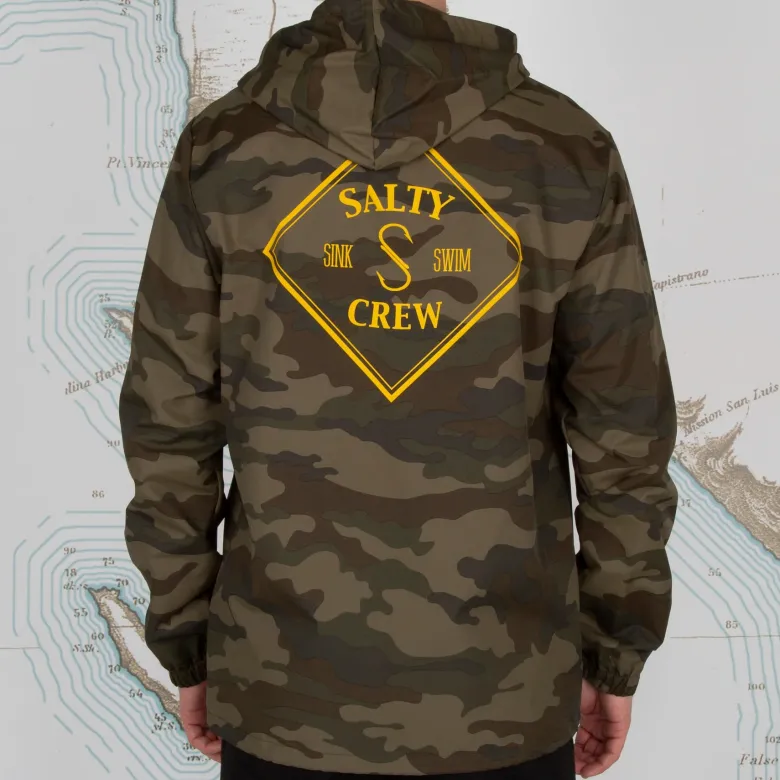Salty Crew Jackets And Jumpers|Flies<Tippet Snap Jacket Camo