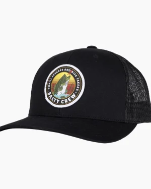 Salty Crew Hats And Headwear|Flies<Toads Retro Trucker Hat Black