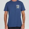 Salty Crew Short Sleeve Shirts Mens|Flies<Tsunami SS Tee Navy Heather