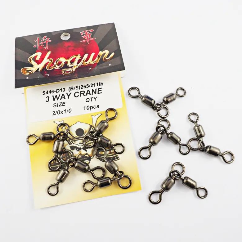 Shogun Swivels|Flies<3 Way Crane 10pk