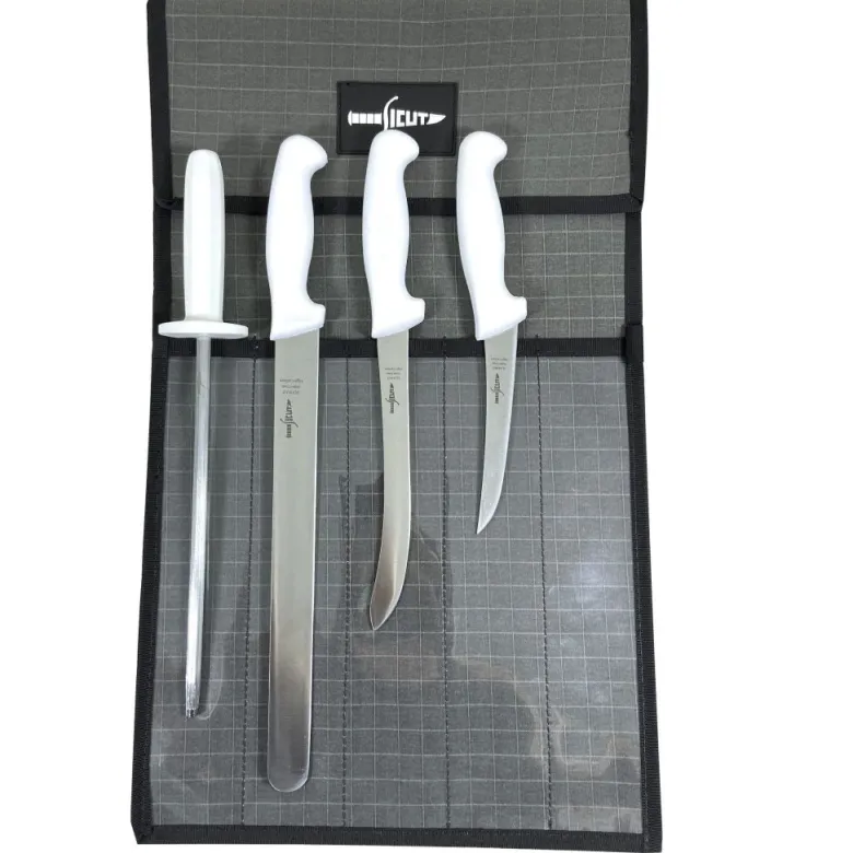 Sicut Filleting Knives|Flies<Fisherman Knife Pack White Handles