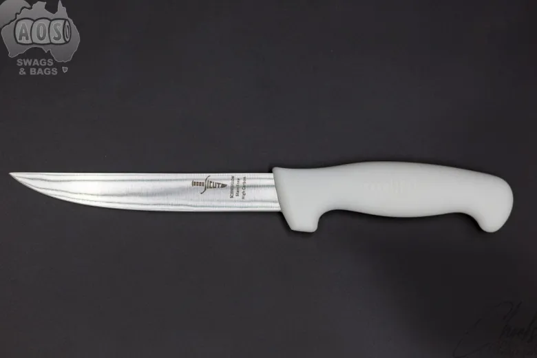 Sicut Filleting Knives|Flies<Wide Boning Knife 6inch White Handle