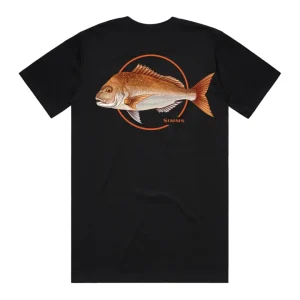 Simms Short Sleeve Shirts Mens|Flies<Artist Tee Snapper Fish it Well