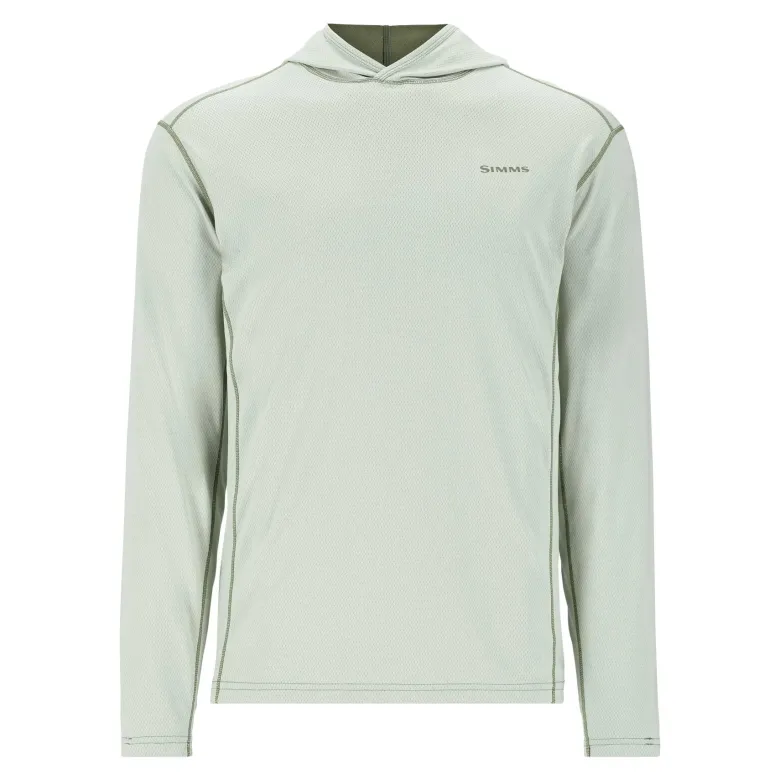 Simms Long Sleeve Shirts Mens|Flies<Bugstopper Hooded Sunshirt Aspen Heather