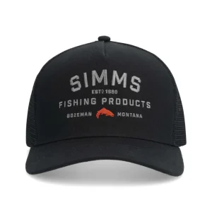 Simms Hats And Headwear|Flies<Double Haul Trucker Black