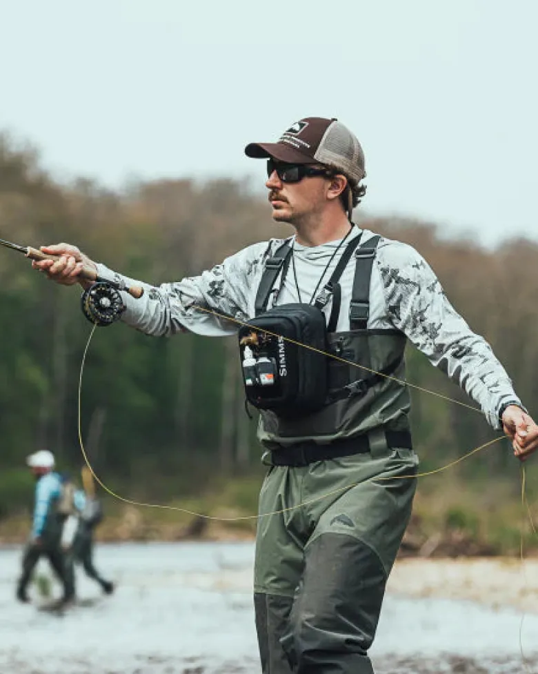 Simms Tackle Bags And Backpacks|Flies<Freestone Chest Pack Black