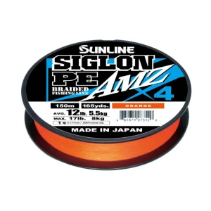 Sunline Flies|Fishing Lines<Siglon PEX4 AMZ 150m Blood Orange