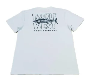 Tackle West Short Sleeve Shirts Mens|Flies<TackleWest Deluxe MGE White Tee Shirt