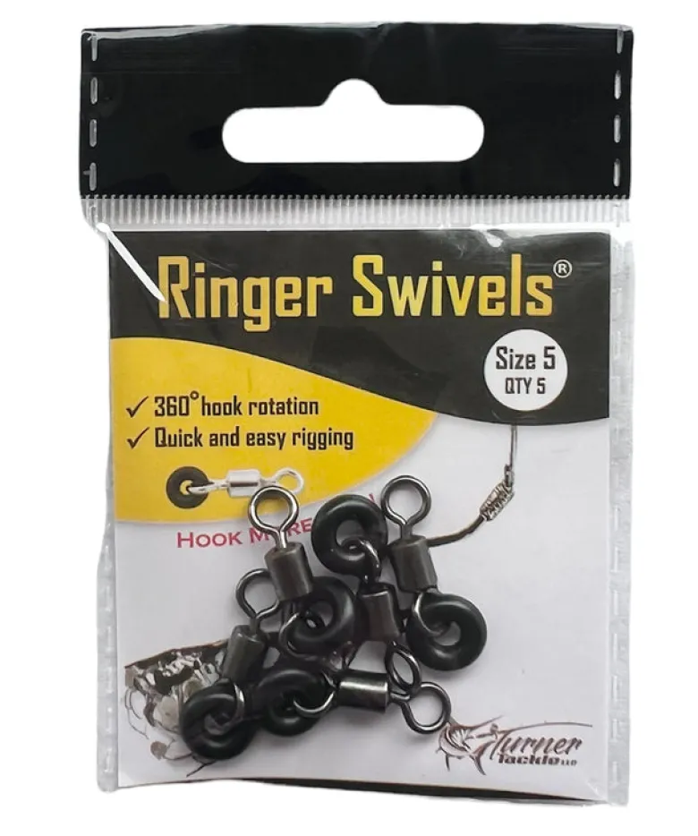 Turner Tackle Game Fishing Tackle|Game Fishing Tackle<Ringer Swivels Live 2 25-pack