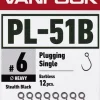 Vanfook Lure Hooks|Flies<PL-51BL Plug Expert Barbless Hook 12-pack
