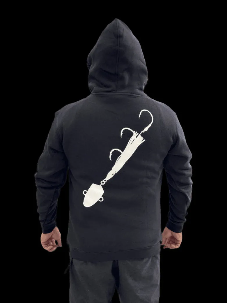 Vexed Jackets And Jumpers|Flies<Bottom Meat Hoody Black