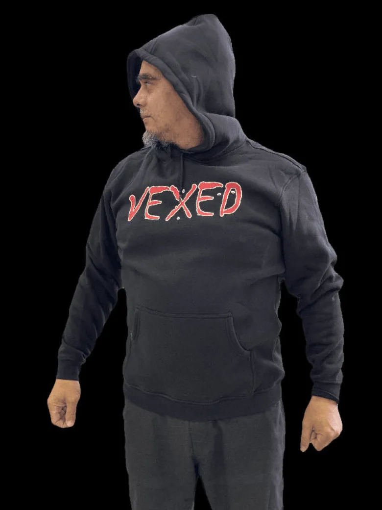 Vexed Jackets And Jumpers|Flies<Bottom Meat Hoody Black