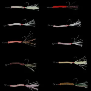 Vexed Assist Hooks|Flies<Bottom Worm Mutsu Assist 3-pack