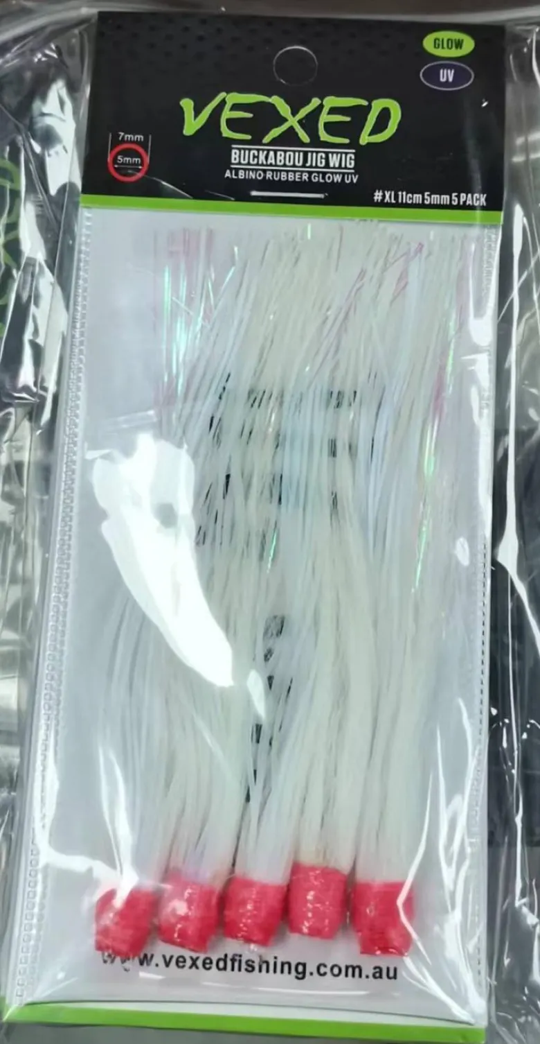 Vexed Lead Head Jig Lures|Flies<Buckabou Jig Wig 5-pack