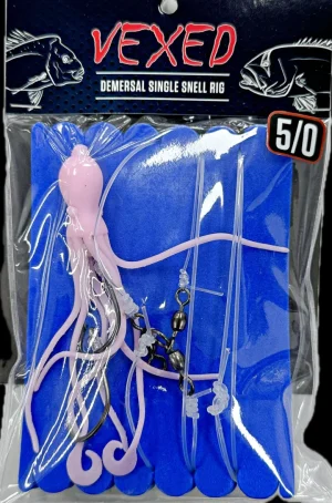 Vexed Pre-made Rigs|Flies<Demersal Single Snell Dropper Rig