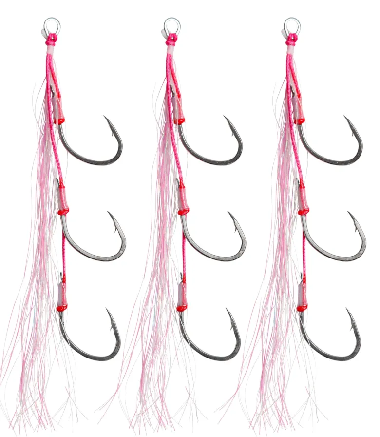 Vexed Assist Hooks|Flies<Flashy Triple Bait Assist