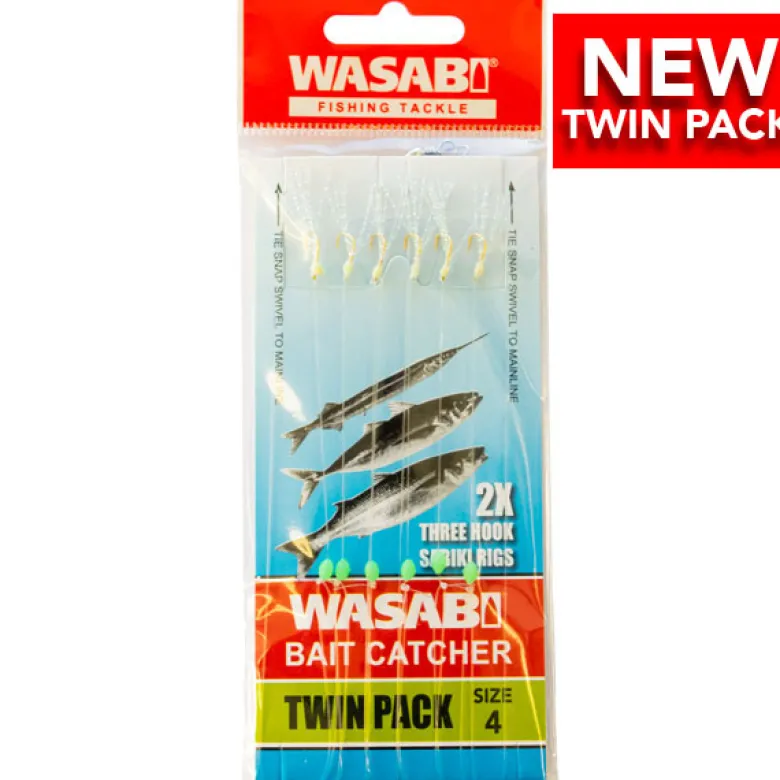 Wasabi Bait/sabiki Rigs|Flies<Bait Sabiki Twin Pack