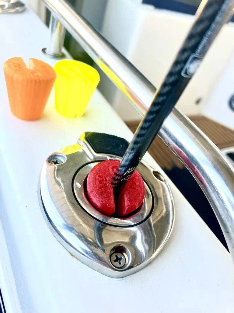 West Coast Salt Boat Rod Holders|Flies<Wedgie