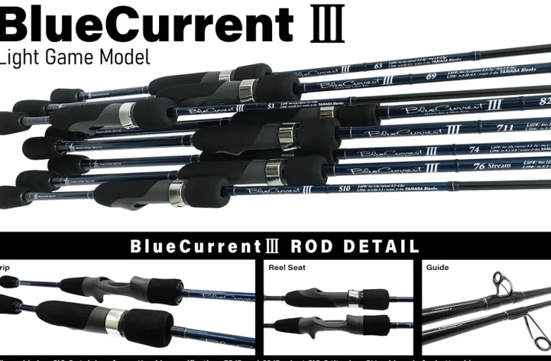 Yamaga Flies|Light Rods<Blanks Blue Current III