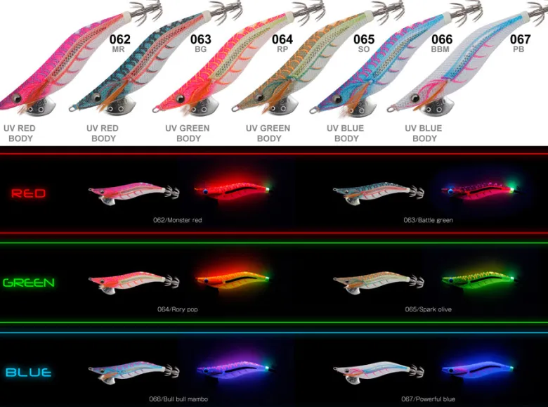 TackleWest Squid Jigs|Flies<Yamashita Egi OH Live Neon Bright