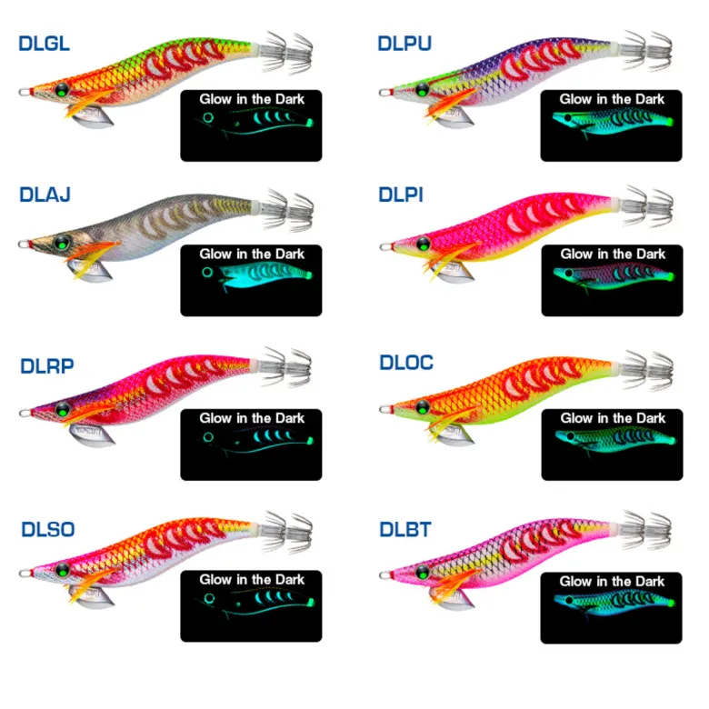 TackleWest Squid Jigs|Flies<Yo-Zuri Aurie-Q Search Double Glow 2.5